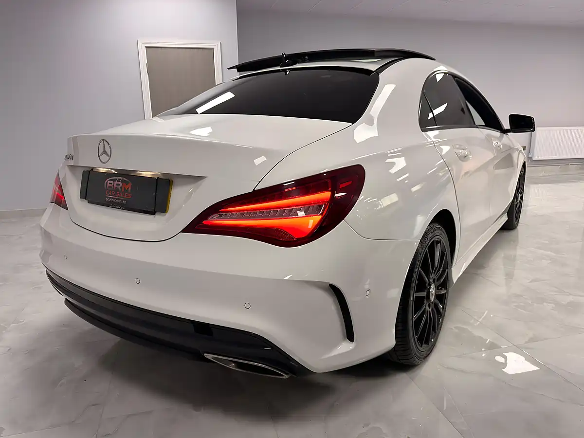 Used 2018 Mercedes-Benz Cla AMG Line Night Edition Plus Polar White - Interior and Exterior details 8
