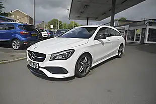 Used 2018 Mercedes-Benz Cla AMG Line Night Edition Polar White - Interior and Exterior details 3