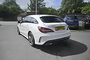 Used 2018 Mercedes-Benz Cla AMG Line Night Edition Polar White - Interior and Exterior details 5