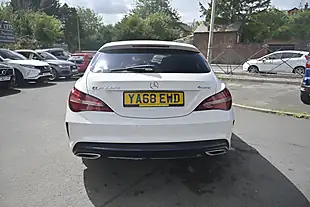 Used 2018 Mercedes-Benz Cla AMG Line Night Edition Polar White - Interior and Exterior details 6