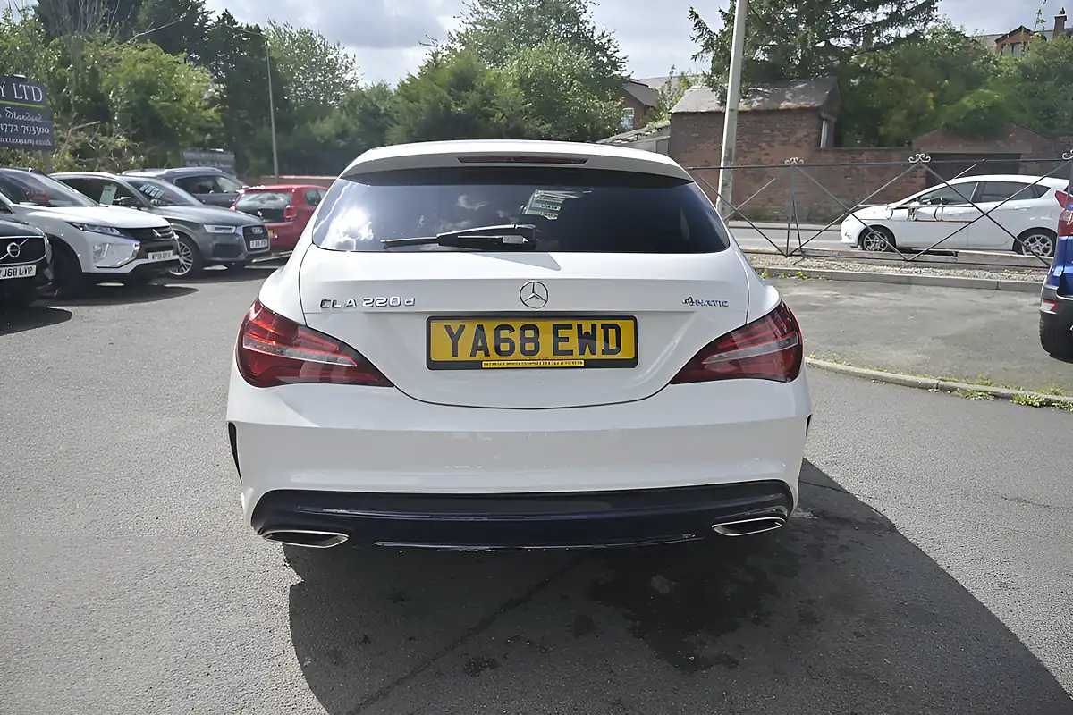 Used 2018 Mercedes-Benz Cla AMG Line Night Edition Polar White - Interior and Exterior details 6