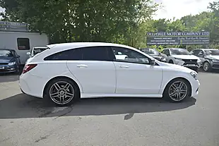 Used 2018 Mercedes-Benz Cla AMG Line Night Edition Polar White - Interior and Exterior details 8