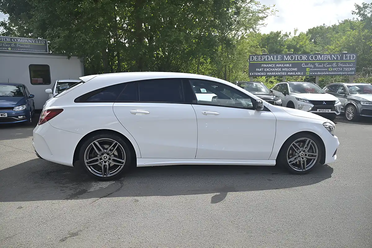 Used 2018 Mercedes-Benz Cla AMG Line Night Edition Polar White - Interior and Exterior details 8