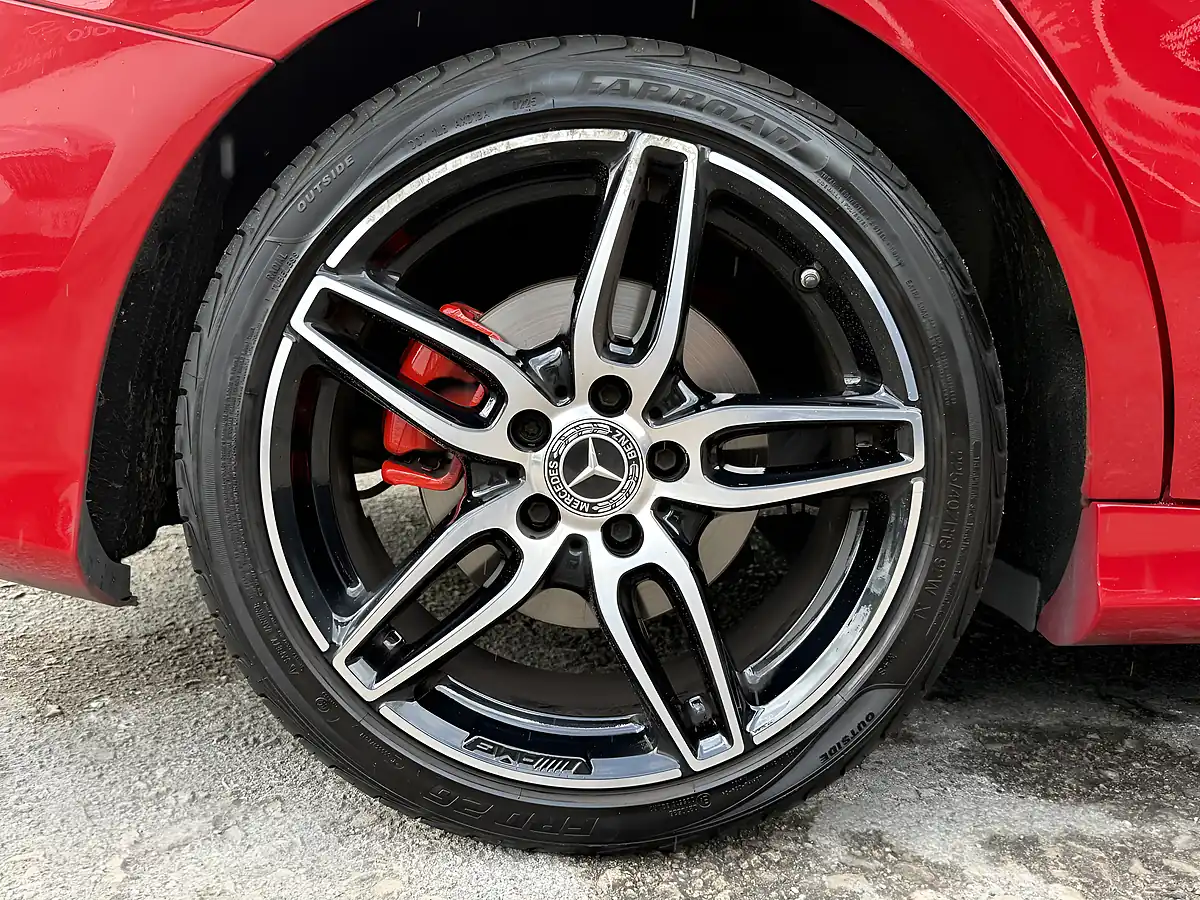 Used 2018 Mercedes-Benz Cla AMG Line Red - Interior and Exterior details 11