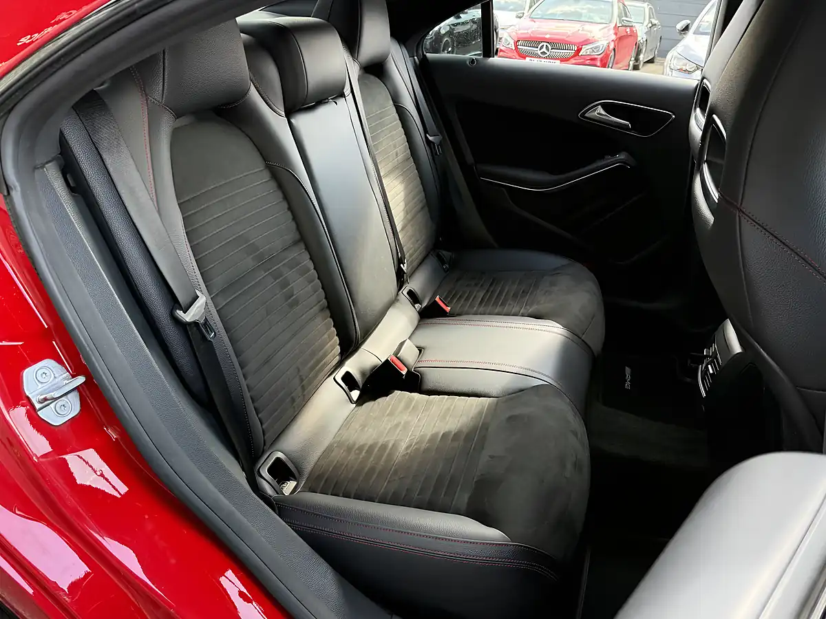 Used 2018 Mercedes-Benz Cla AMG Line Red - Interior and Exterior details 13