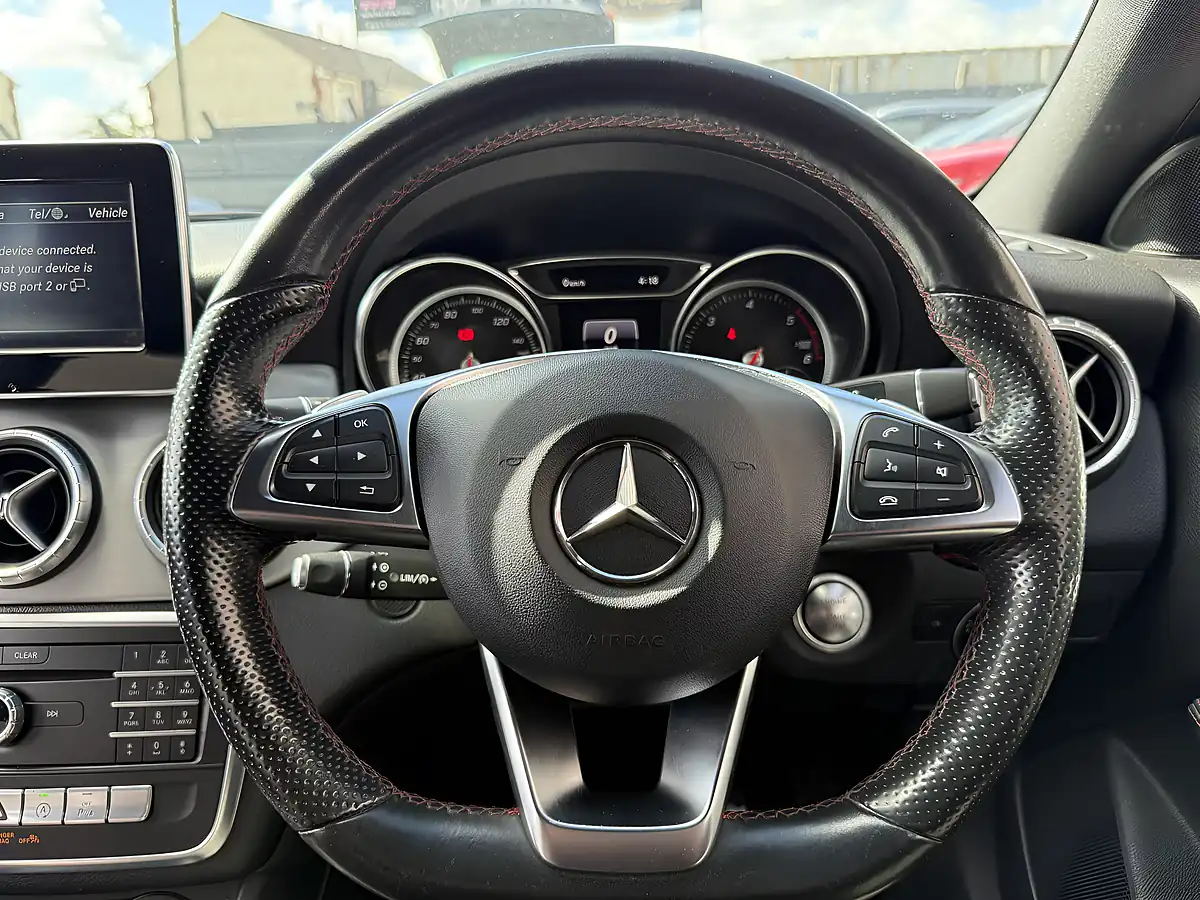 Used 2018 Mercedes-Benz Cla AMG Line Red - Interior and Exterior details 15