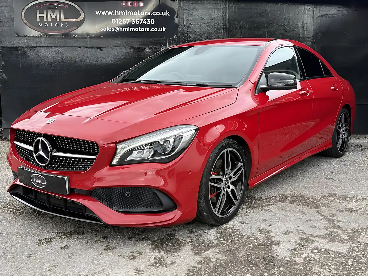 Used 2018 Mercedes-Benz Cla AMG Line Red - Interior and Exterior details 2