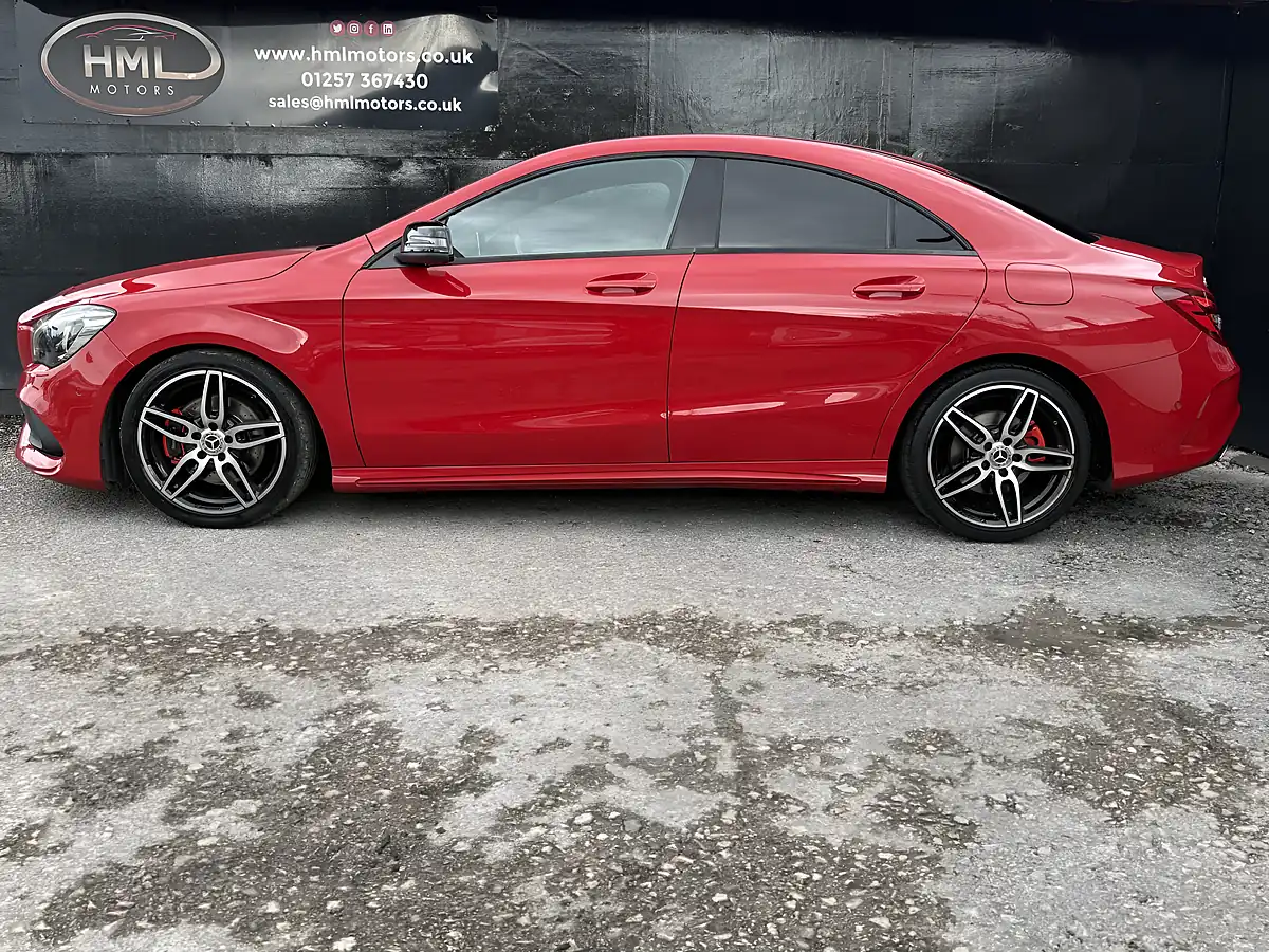 Used 2018 Mercedes-Benz Cla AMG Line Red - Interior and Exterior details 3