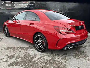 Used 2018 Mercedes-Benz Cla AMG Line Red - Interior and Exterior details 4