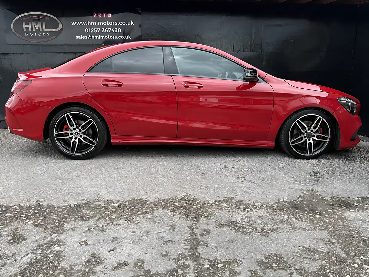 Used 2018 Mercedes-Benz Cla AMG Line Red - Interior and Exterior details 7