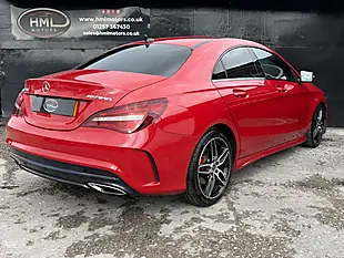 Used 2018 Mercedes-Benz Cla AMG Line Red - Interior and Exterior details 8