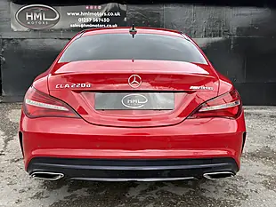 Used 2018 Mercedes-Benz Cla AMG Line Red - Interior and Exterior details 9