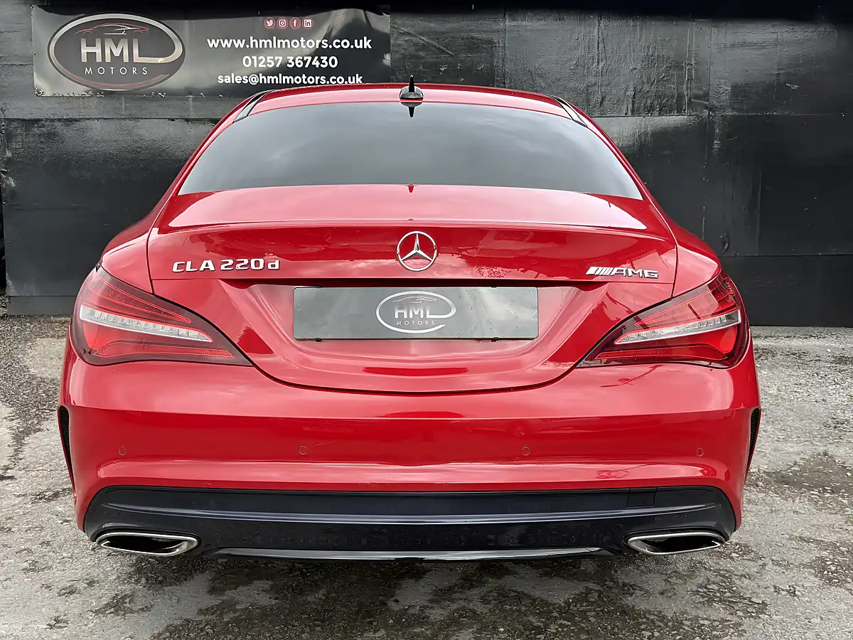 Used 2018 Mercedes-Benz Cla AMG Line Red - Interior and Exterior details 9