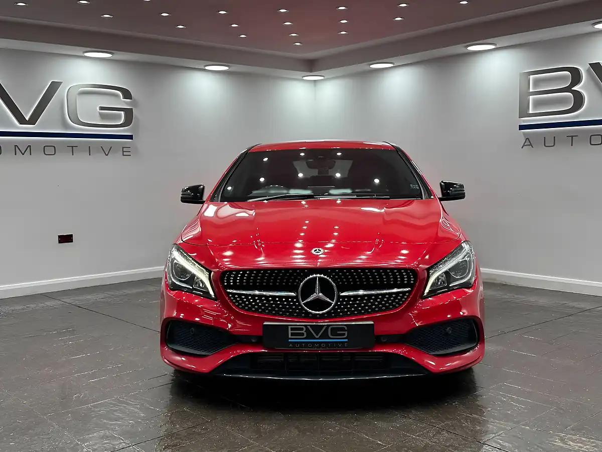 Used 2018 Mercedes-Benz Cla AMG Line Red - Interior and Exterior details 4