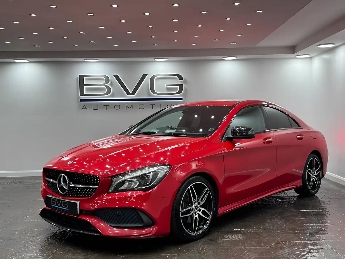 Used 2018 Mercedes-Benz Cla AMG Line Red - Interior and Exterior details 5