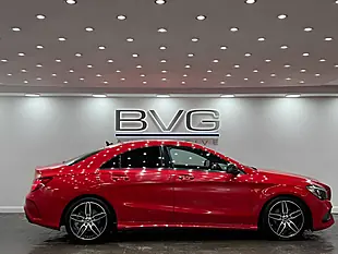 Used 2018 Mercedes-Benz Cla AMG Line Red - Interior and Exterior details 8