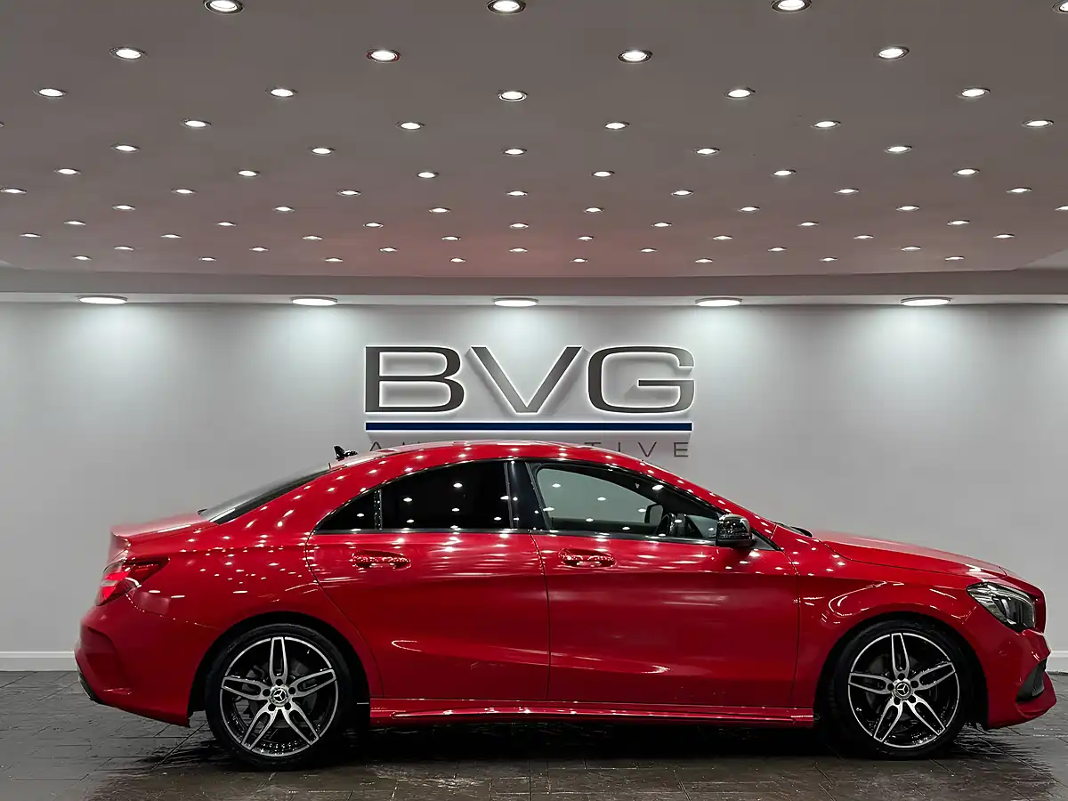 Used 2018 Mercedes-Benz Cla AMG Line Red - Interior and Exterior details 8