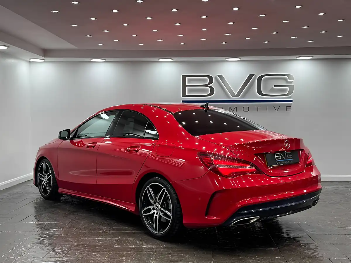 Used 2018 Mercedes-Benz Cla AMG Line Red - Interior and Exterior details 9