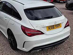 Used 2018 Mercedes-Benz Cla AMG Line Shooting Brake Arctic White - Interior and Exterior details 16