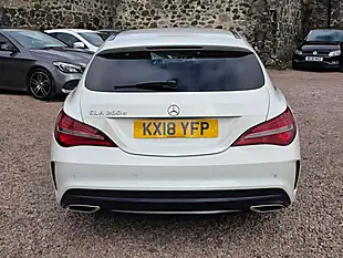 Used 2018 Mercedes-Benz Cla AMG Line Shooting Brake Arctic White - Interior and Exterior details 17