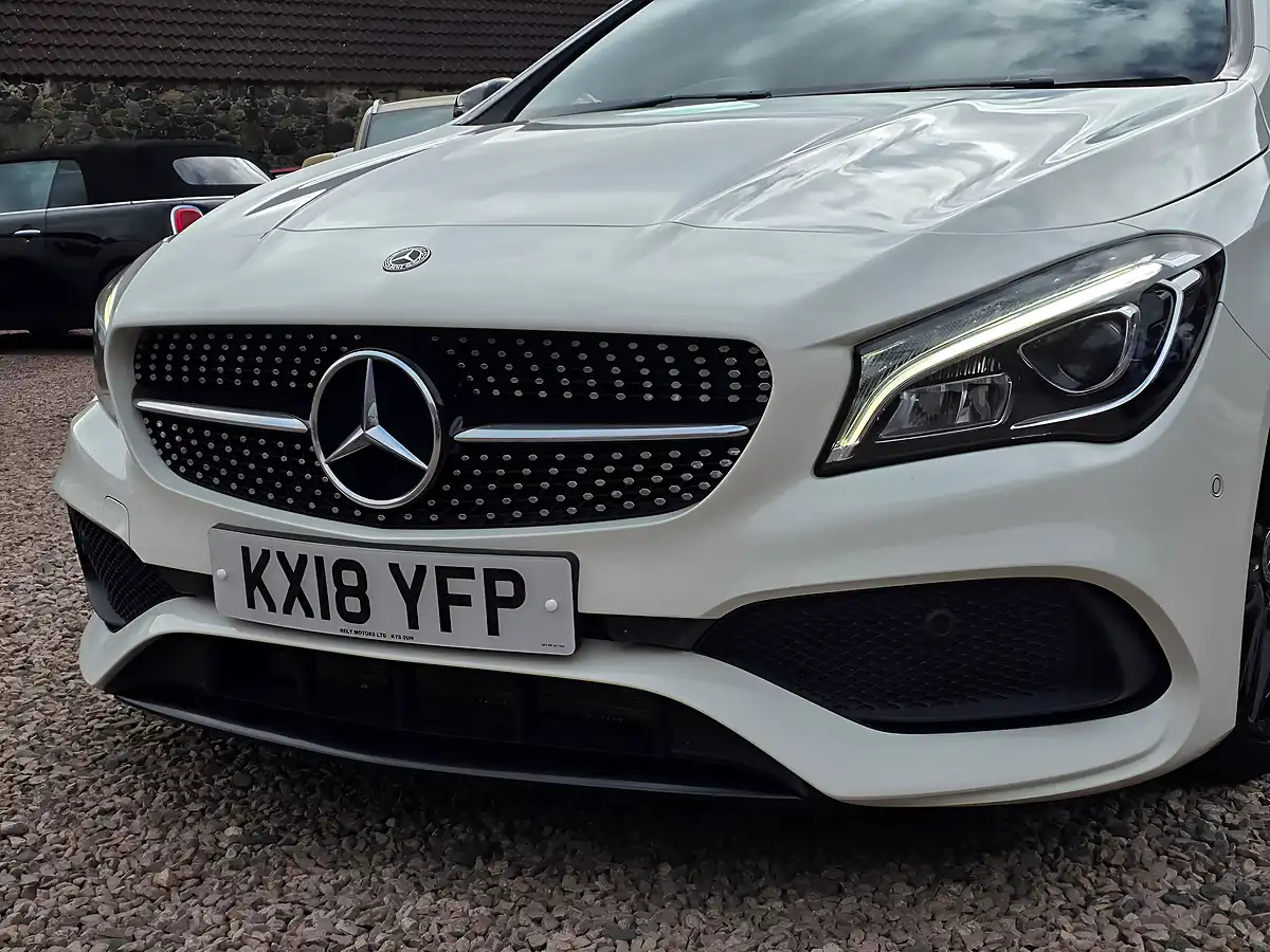 Used 2018 Mercedes-Benz Cla AMG Line Shooting Brake Arctic White - Interior and Exterior details 6