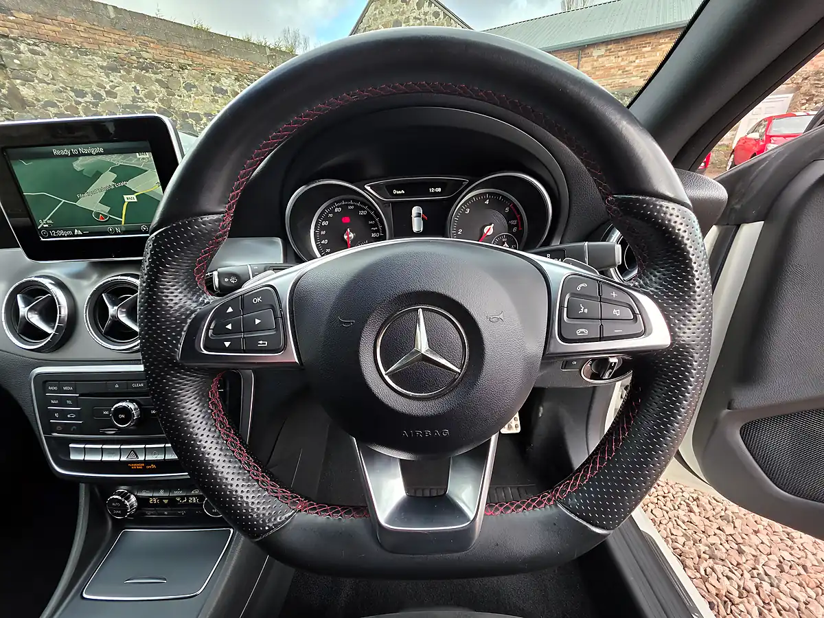 Used 2018 Mercedes-Benz Cla AMG Line Shooting Brake Arctic White - Interior and Exterior details 9