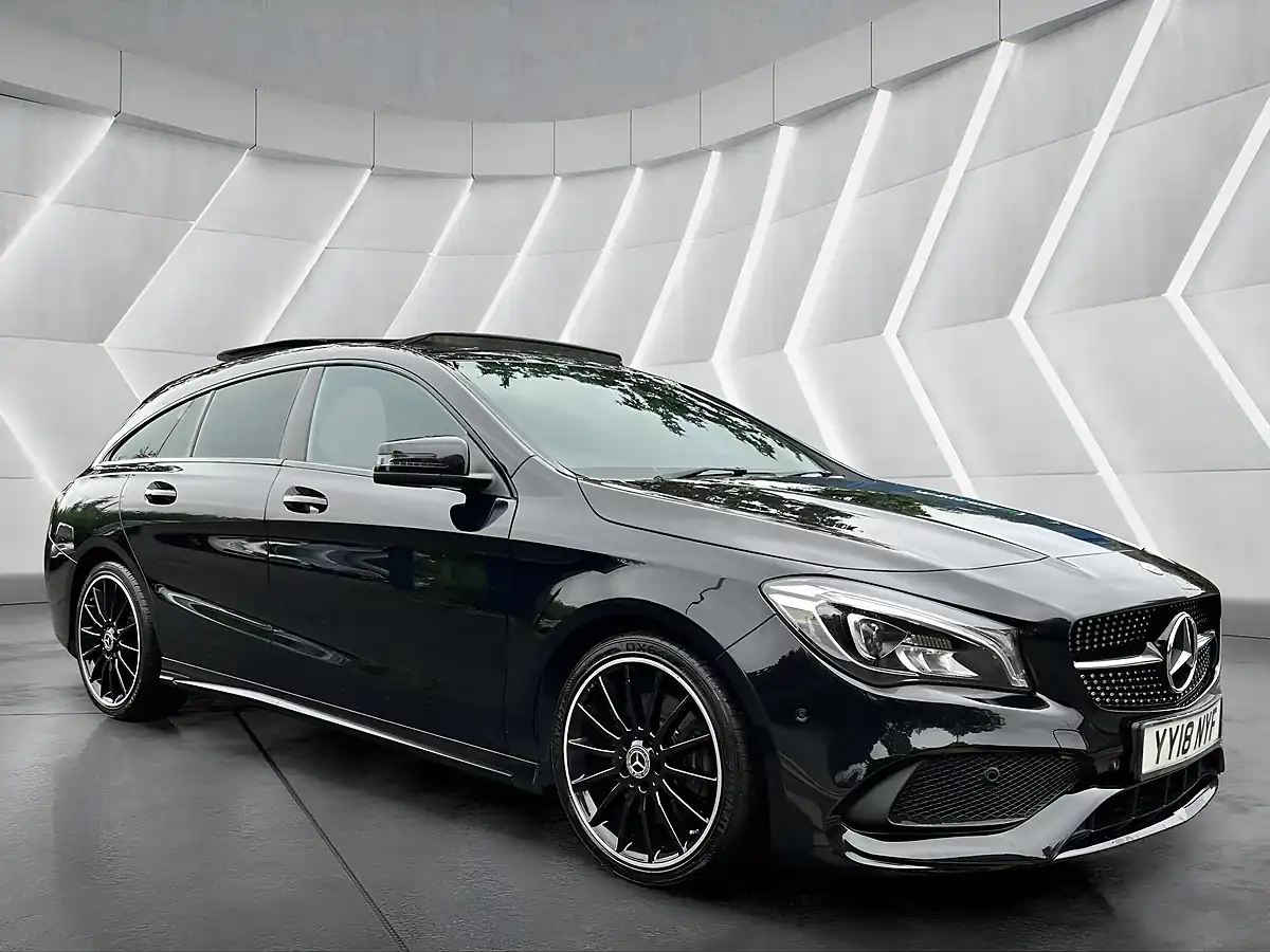 Used 2018 Mercedes-Benz Cla AMG Line Shooting Brake Black - Interior and Exterior details 3