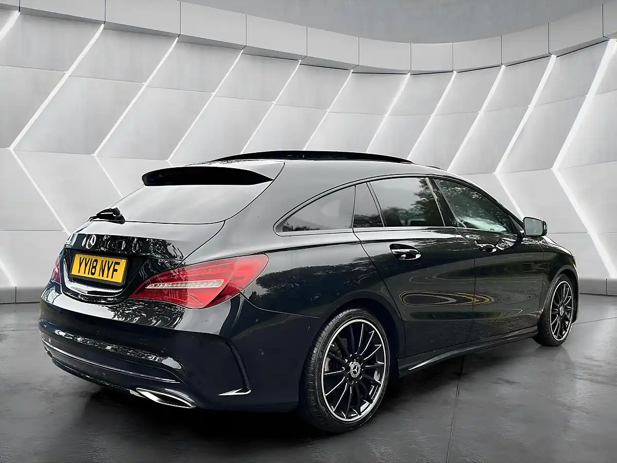 Used 2018 Mercedes-Benz Cla AMG Line Shooting Brake Black - Interior and Exterior details 7