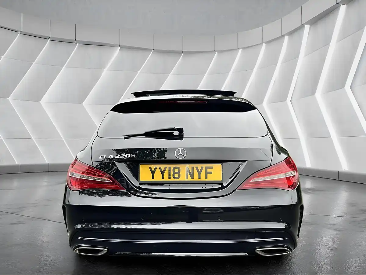 Used 2018 Mercedes-Benz Cla AMG Line Shooting Brake Black - Interior and Exterior details 8