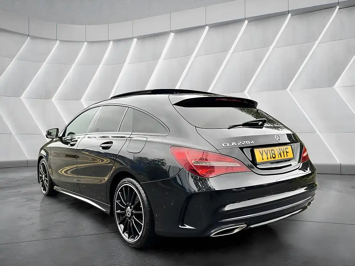 Used 2018 Mercedes-Benz Cla AMG Line Shooting Brake Black - Interior and Exterior details 9
