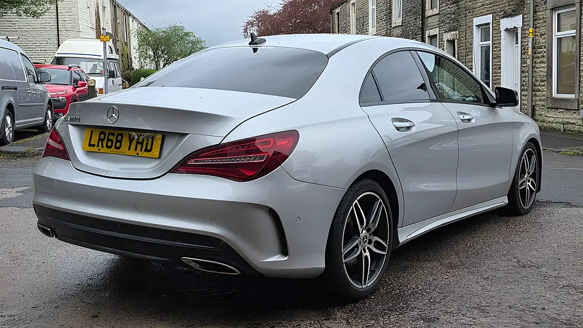 Used 2018 Mercedes-Benz Cla AMG Line Silver - Interior and Exterior details 4