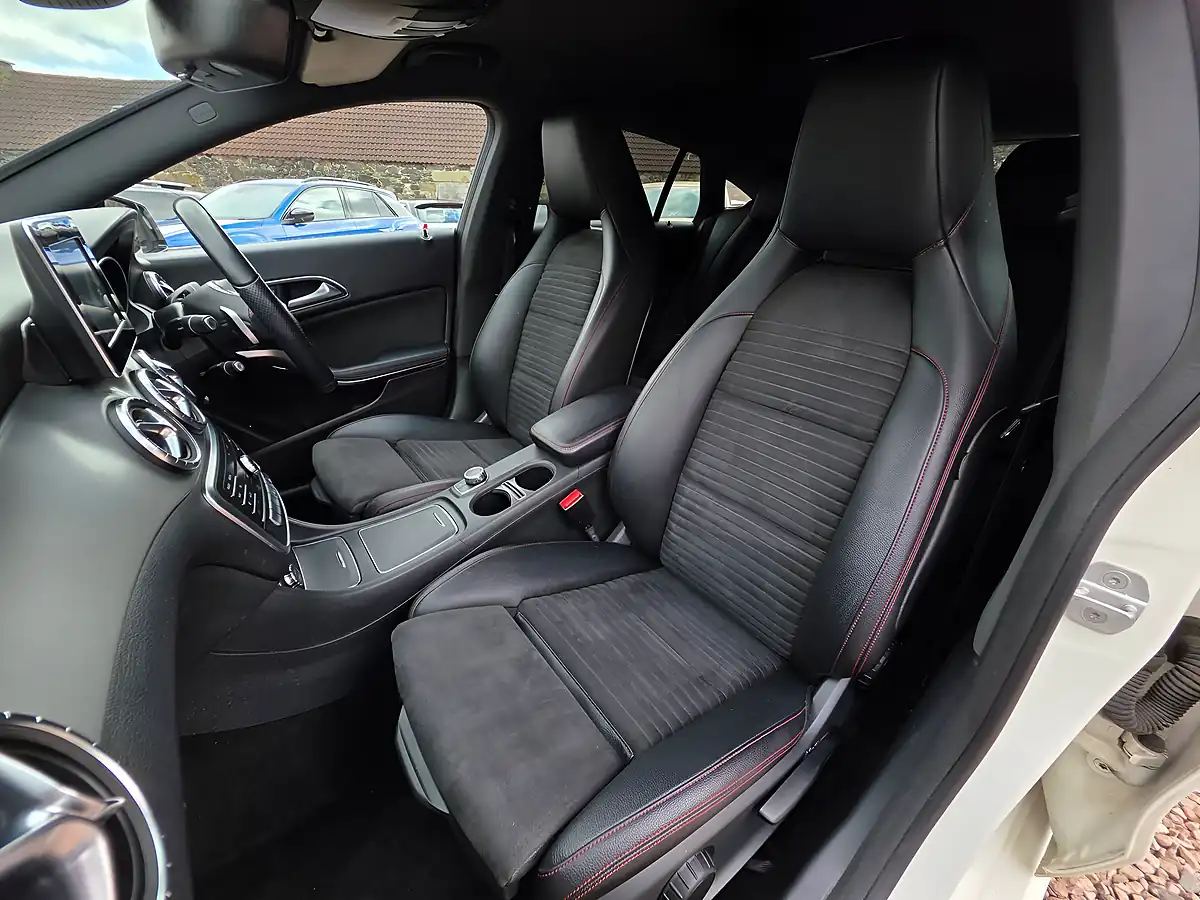 Used 2018 Mercedes-Benz Cla AMG Line White - Interior and Exterior details 10