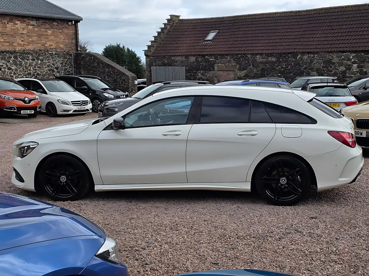 Used 2018 Mercedes-Benz Cla AMG Line White - Interior and Exterior details 14