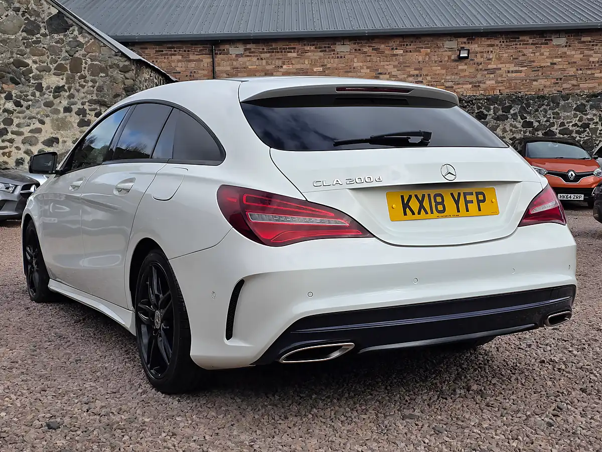 Used 2018 Mercedes-Benz Cla AMG Line White - Interior and Exterior details 15