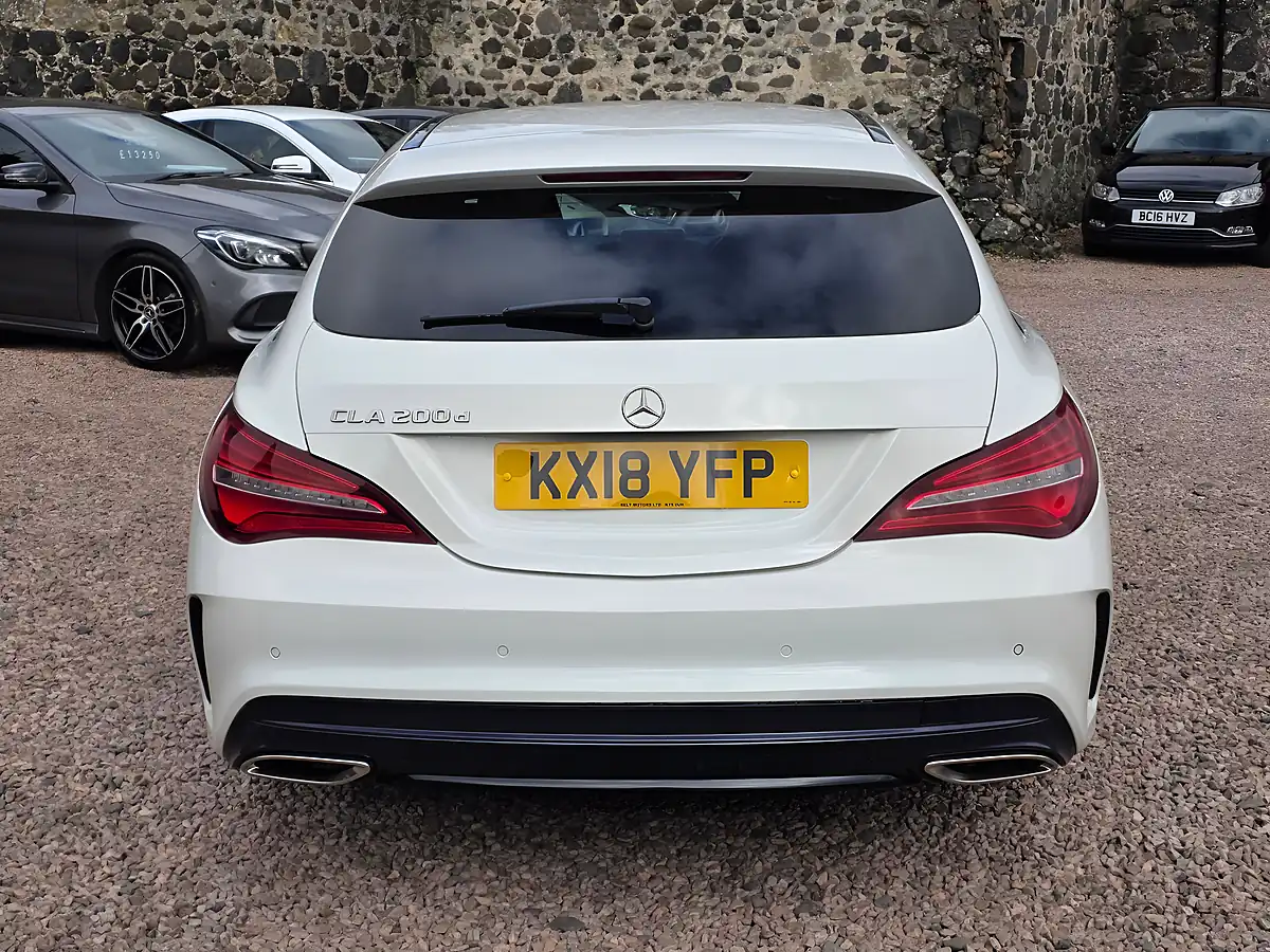 Used 2018 Mercedes-Benz Cla AMG Line White - Interior and Exterior details 17
