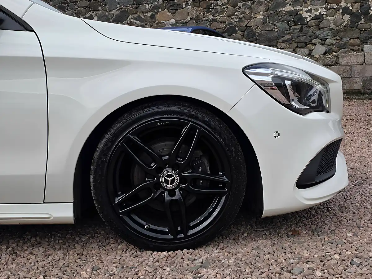 Used 2018 Mercedes-Benz Cla AMG Line White - Interior and Exterior details 20