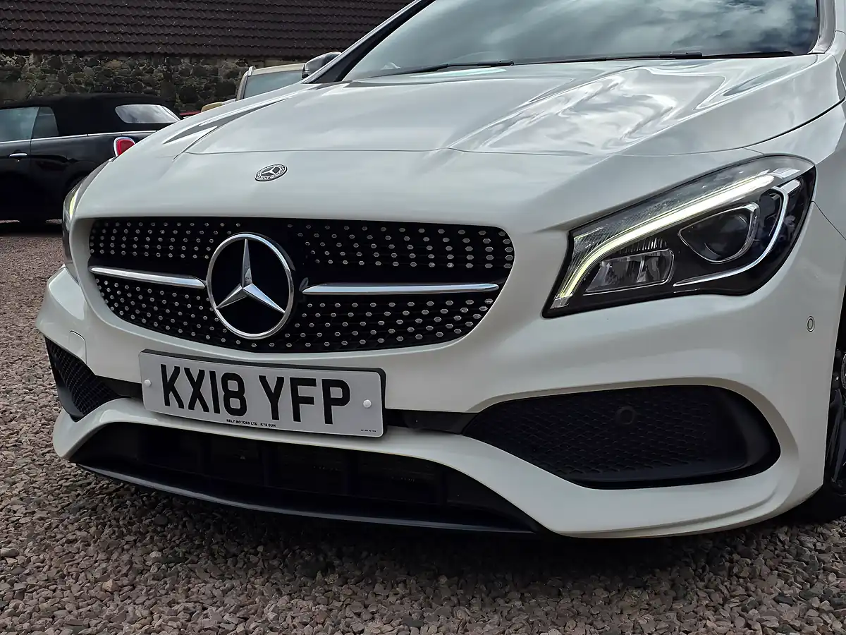 Used 2018 Mercedes-Benz Cla AMG Line White - Interior and Exterior details 6