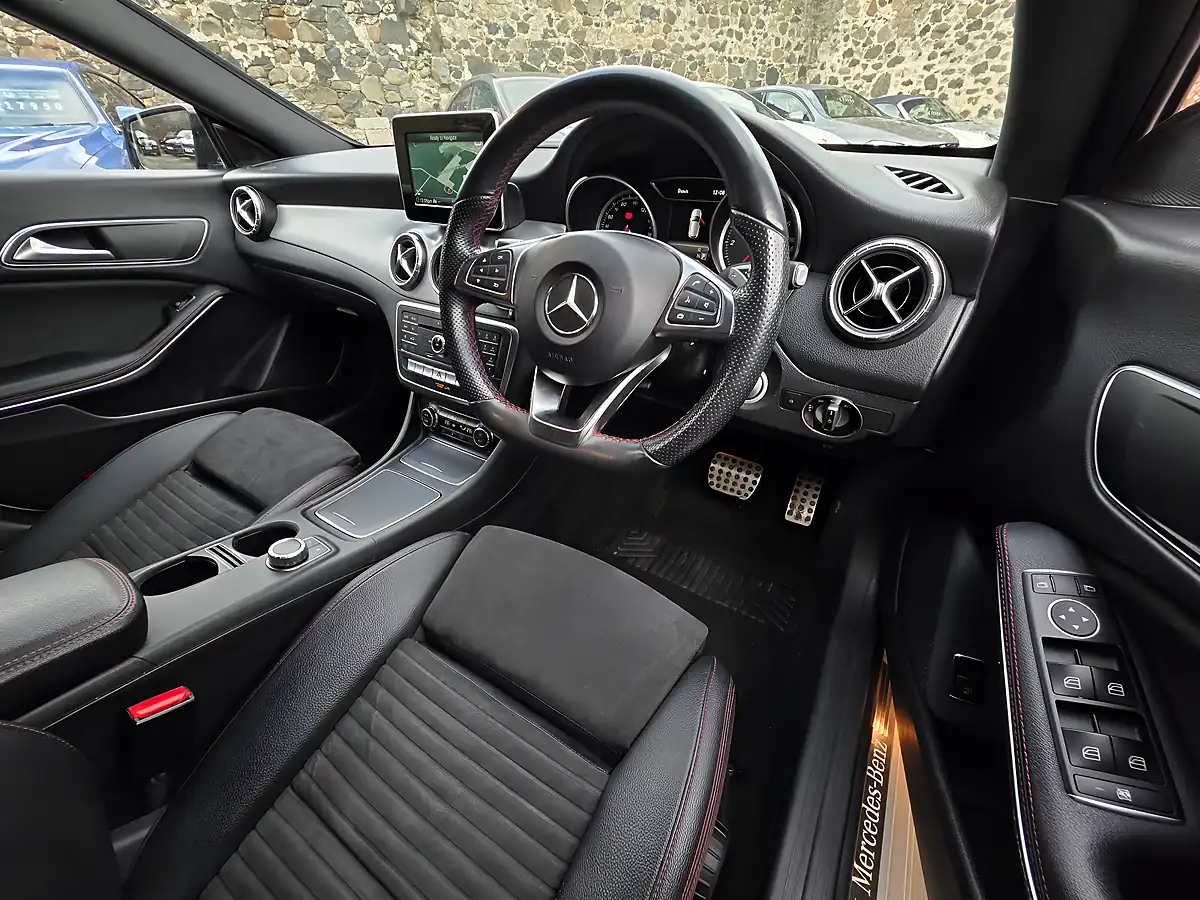 Used 2018 Mercedes-Benz Cla AMG Line White - Interior and Exterior details 8