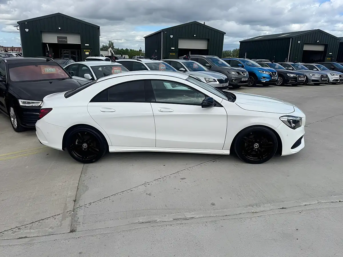 Used 2018 Mercedes-Benz Cla AMG Line White - Interior and Exterior details 10