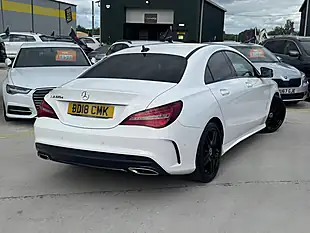Used 2018 Mercedes-Benz Cla AMG Line White - Interior and Exterior details 12