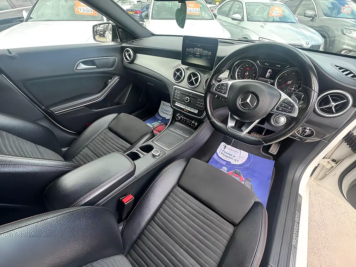 Used 2018 Mercedes-Benz Cla AMG Line White - Interior and Exterior details 13
