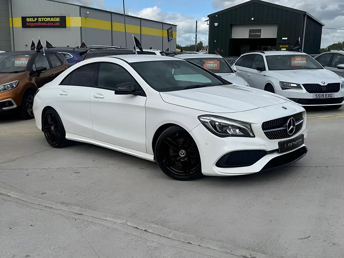 Used 2018 Mercedes-Benz Cla AMG Line White - Interior and Exterior details 2