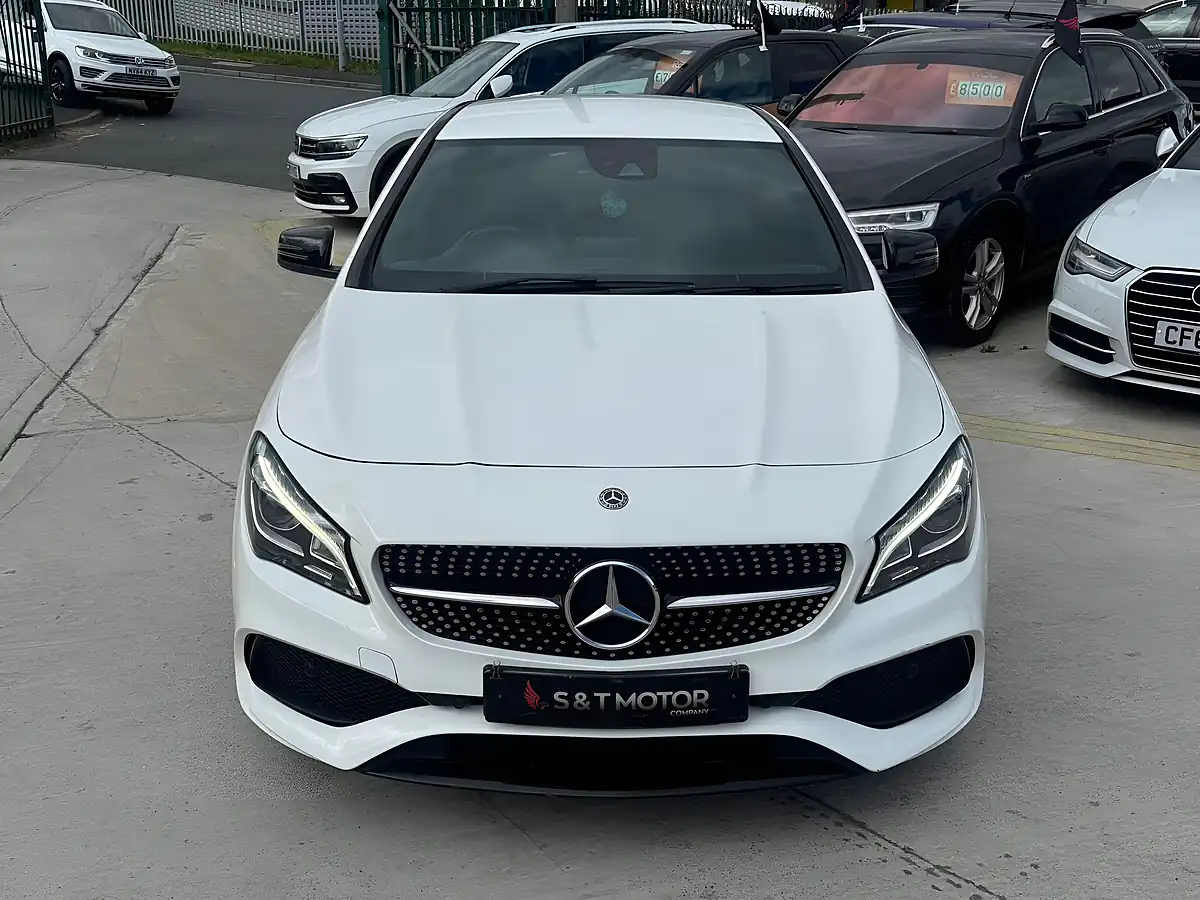 Used 2018 Mercedes-Benz Cla AMG Line White - Interior and Exterior details 3