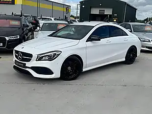 Used 2018 Mercedes-Benz Cla AMG Line White - Interior and Exterior details 4