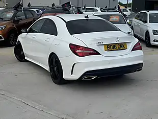 Used 2018 Mercedes-Benz Cla AMG Line White - Interior and Exterior details 5