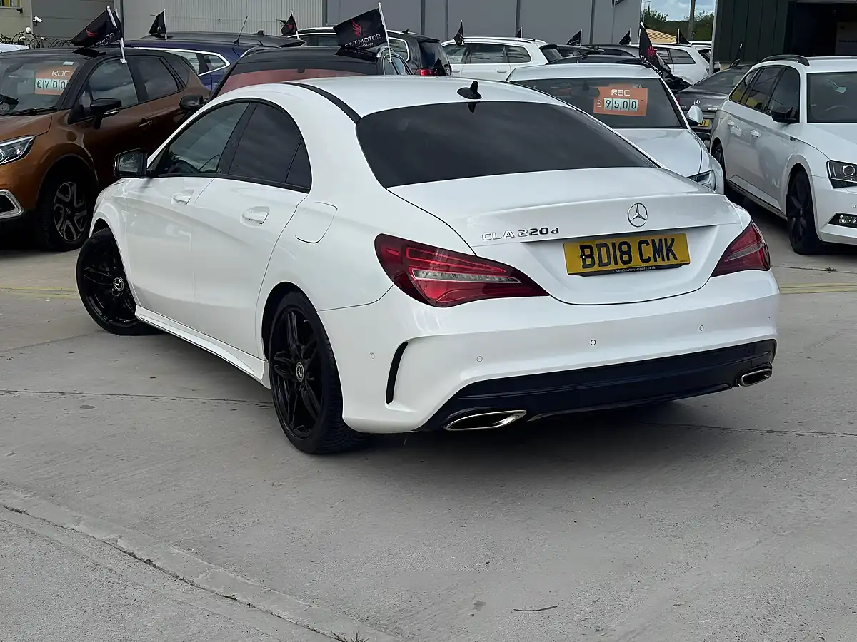 Used 2018 Mercedes-Benz Cla AMG Line White - Interior and Exterior details 5