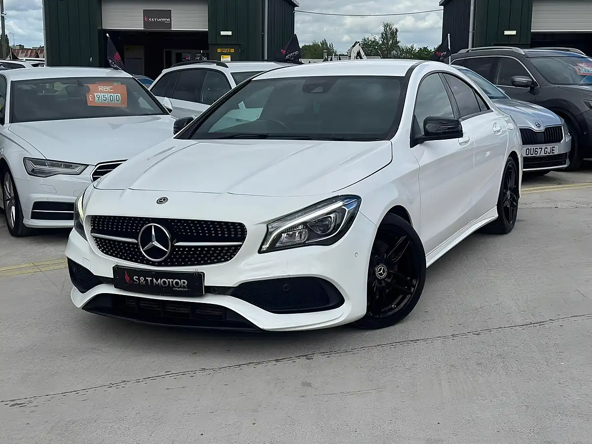 Used 2018 Mercedes-Benz Cla AMG Line White - Interior and Exterior details 6