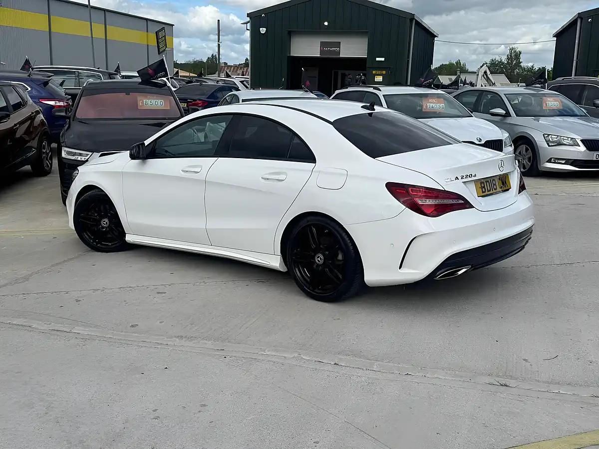 Used 2018 Mercedes-Benz Cla AMG Line White - Interior and Exterior details 7