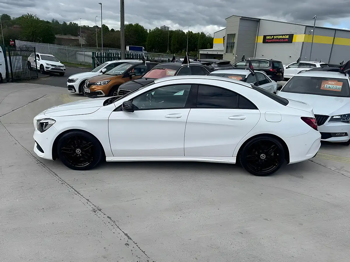 Used 2018 Mercedes-Benz Cla AMG Line White - Interior and Exterior details 8
