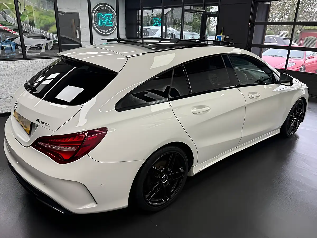 Used 2018 Mercedes-Benz Cla AMG Line White - Interior and Exterior details 10